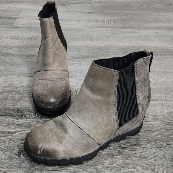 Sorel Joan of Arctic wedge II Chelsea  Boots - Picture 8 of 12